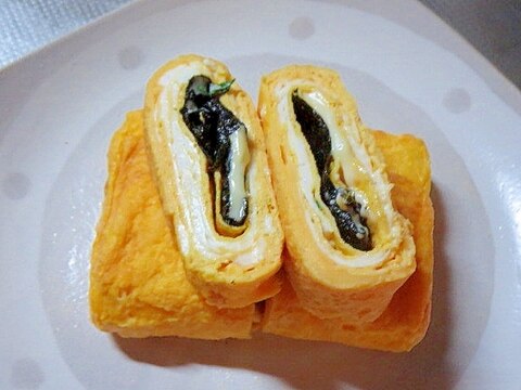 紫蘇のりチーズの卵焼き